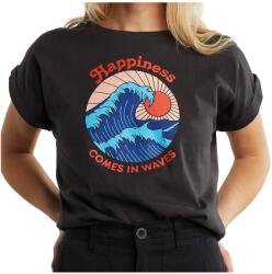DEDICATED Дамска тениска DEDICATED Women's Visby Happiness T-shirt - Charcoal (116-5939-0412)