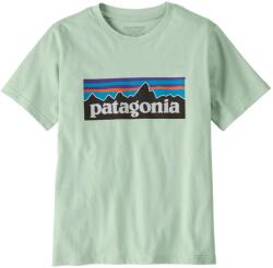 Patagonia Детска тениска Patagonia Kid's P-6 Logo T-shirt - Thin Ice (704-3909-1314)
