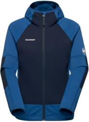 Mammut Дамско поларено яке Mammut Women's Massone ML Hooded Jacket Fleece jacket - Tschiel / Marine (105-7122-0212)