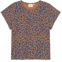 DEDICATED Дамска тениска Dedicated Women's Rib Top Ven T-shirt - Leopard Light Brown (916-7067-0214)