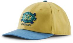 Patagonia Детска шапка с козирка Patagonia Kid's Funhoggers Hat Cap - Island Turtle: Limestone Yellow - размер One Size (904-0757-0611)