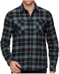 MAMMUT Мъжка риза с копчета Mammut Alvra Longsleeve Shirt - Black / Strata (033-2874-0211)
