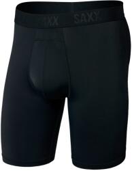 Saxx Мъжко синтетично термобельо Saxx Smooth Flex Light Compression Long Boxer Brief Synthetic base layer - Black - размер XXL (014-2579-0115)