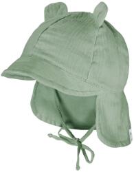 maximo Шапка с козирка maximo Baby's Bonnet with Ear and Neck Protection Cap - Forest Green - размер 39 cm (904-1843-0412)