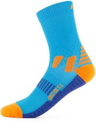 P. A. C P. A. C. Дамски чорапи за колоездене P. A. C. Women's BK 5.1 Bike Extreme Cycling socks - Neon Blue - размер 35-37 (EU) (207-0847-0212)