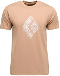 Black Diamond Мъжка тениска Black Diamond Engineered Diamond S/S Tee T-shirt - Mushroom (216-5240-0412)