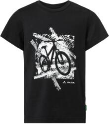 VAUDE Детска тениска Vaude Kid's Lezza T-shirt - Black / White - размер 134/140 (EU) (704-1587-1816)
