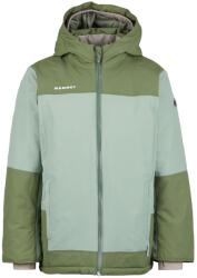 Mammut Детско водоустойчиво яке Mammut Kid's Treeline Hardshell Thermo Hooded Jacket Waterproof jacket - Willow / Marsh - размер 104 (EU) (703-6434-0311)