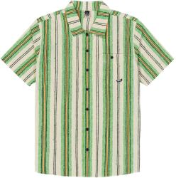 Picture Мъжка риза с копчета Picture Mataikona S/S Shirt - Greenstripes Print (033-1929-0911)