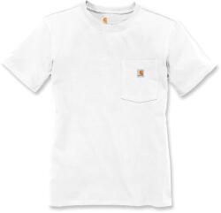 Carhartt Дамска тениска Carhartt Women's Loose Fit Heavyweight S/S Pocket Cotton T-shirt - White (116-6642-0914)