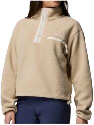 Columbia Дамски поларен пуловер Columbia Women's Helvetia II Cropped Half Snap Fleece Fleece jumper - Ancient Fossil / Dark Stone / Chalk (105-6165-0612)