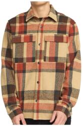 Revolution Мъжка риза с копчета Revolution Utility Shirt Checked Shirt - Brown (033-2975-0113)