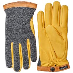 Hestra Ръкавици Hestra Deerskin Wool Tricot Gloves - Charcoal / Natural Yellow - размер 6 (EU) (202-1475-0111)