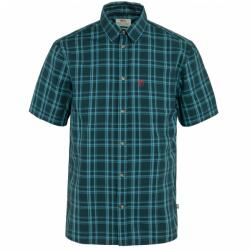 Fjällräven Мъжка риза с копчета Fjällräven Övik Lite Shirt S/S Shirt - Dark Navy / Dawn Blue (033-1655-0412)