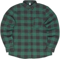Mazine Мъжка риза с копчета Mazine Checked Flannel Shirt - Bottle / Black Melange (033-2775-0113)