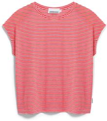 Armedangels Дамска тениска ARMEDANGELS Women's Slub Jersey Stripe T-shirt - Pink Mist / Mars Red - размер XXL (916-6596-0516)