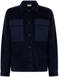 KnowledgeCotton Apparel Мъжка риза с копчета KnowledgeCotton Apparel 8-Wales Corduroy Overshirt Shirt - Night Sky (033-2920-0212)