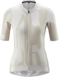 Gonso Дамска фланелка с къс ръкав за колоездене Gonso Women's Road Jersey Print Cycling jersey - Chateau Gray - размер 38 (EU) (156-2899-0113)