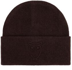 KnowledgeCotton Apparel Зимна шапка (beanie) Knowledgecotton apparel Embossed Owl DL Wool Beanie - Chocolate Torte - размер One Size (904-4953-0211)