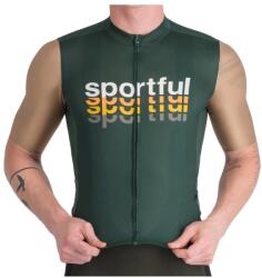 Sportful Фланелка с къс ръкав за колоездене Sportful Supergiara 2 Logo Jersey Cycling jersey - Oblivion Green (056-3901-0212)