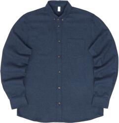Mazine Мъжка риза с копчета Mazine Melange Flannel Shirt - Indigo Melange (033-2777-0312)