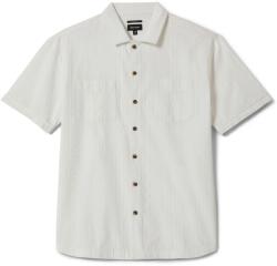 Brixton Мъжка риза с копчета Brixton The Vintage S/S Woven Shirt - Off White Jacquard Stripe - размер L (033-3015-0113)