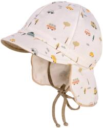 maximo Шапка с козирка maximo Baby's Peak Cap with Tie and Printed Neck Protector Cap - Autos - размер 47 cm (904-6333-0111)