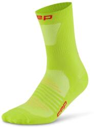 CEP Мъжки чорапи за бягане CEP Pro Run Ultralight Socks Mid Cut Running socks - Lime - размер V (201-9117-0213)