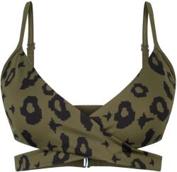 boochen Дамско бикини горнище Boochen Women's Arpoador Top Bikini top - Green Leopard / Moss - размер XS (150-2072-0211)