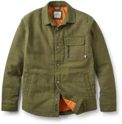 Passenger Мъжка риза с копчета Passenger Taranaki Canvas Quilted Overshirt Shirt - Khaki (033-2669-0113)