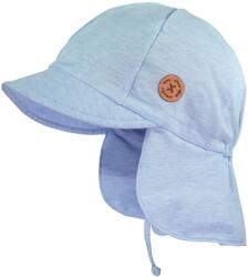 maximo Детска шапка с козирка maximo Kids' Mini Peak Cap, Band, Neck Protector Cap - Stoneblue / Zartblau - размер 53 cm (904-6709-0216)