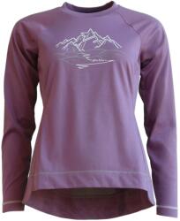 Zimtstern Дамска фланелка с дълъг ръкав за колоездене Zimtstern Women's PureFlowz Eco Shirt L/S Cycling jersey - Berry (156-2913-0114)