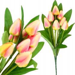  CV26813-4 Tulipán Nagy Csokor Tulipán X9 Művirág Tulipán Bükk (00406)