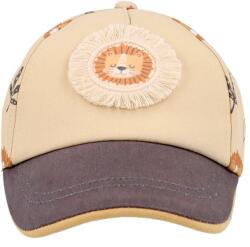 maximo Детска шапка с козирка Maximo Kid's Mini Boy's Cap Lion Patch, Light Washed Look Cap - Sand / Multicolor - размер 49-51 cm (904-6352-0112)