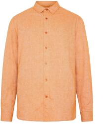 KnowledgeCotton Apparel Мъжка риза с копчета KnowledgeCotton Apparel Regular Fit Heavy Twill Flannel Shirt - Pumpkin Spice (033-2930-0412)