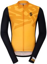 Scott Мъжка фланелка с дълъг ръкав за колоездене Scott Jersey Rc Endurance L/S Cycling jersey - Gleam Orange / Black (056-4072-0312)