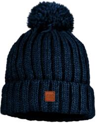maximo Детска зимна шапка (beanie) maximo Kid's Mütze Rippe mit Pompon und Fleecefutter Beanie - Navy - размер 49-51 cm (904-2947-0411)