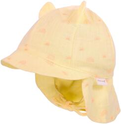 maximo Шапка с козирка maximo Baby's Bonnet with Ear and Neck Protection Cap - Narzisse / Sonne - размер 41 cm (904-1843-1413)