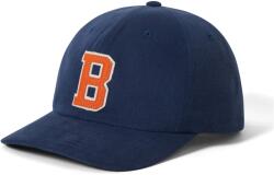 Brixton Шапка с козирка Brixton Big B Medium Profile Cap Cotton Cap - Midnight Blue / Orange - размер One Size (904-5659-0111)