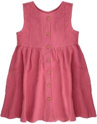 maximo Детска рокля Maximo Kids' Mini Girls' Embroidered Muslin Dress - Foxglove - размер 134/140 (701-4485-0313)