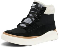 Sorel Дамски ежедневни боти Sorel Women's Out n About IV Mid Sneaker WP Casual boots - Black / Sea Salt - размер 37, 5 (EU) (126-0511-0112)