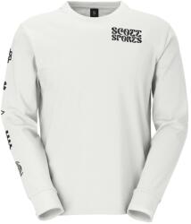 SCOTT Мъжка блуза с дълъг ръкав Scott Tee Graphic L/S Longsleeve - White (216-8213-0212)