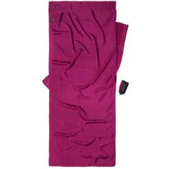 Cocoon Вътрешен чувал Cocoon TravelSheet Silk Travel sleeping bag - Mulberry Red - размер 220 x 90 cm (515-0010-0311) Спален чувал