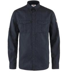 Fjällräven Мъжка риза с копчета Fjällräven Övik Travel Shirt L/S Shirt - Dark Navy - размер XXL (033-1656-0116)