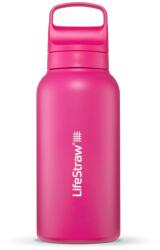 LifeStraw Бутилка с филтър LifeStraw Go Stainless Steel Water bottle - Orchid Pink - размер 700 ml (533-1384-1513)