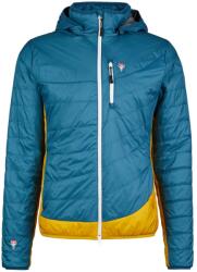 Grüezi Bag Мъжко вълнено яке Grüezi Bag Refreshful Silkwool Jacket Insulation jacket - Saphir Blue / Pineapple (005-5126-0311)