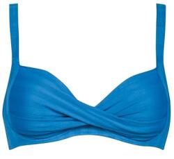 Lidea Дамско бикини горнище Lidea Women's Linear Code Cross-Over Bikini Top - Wave Blue - размер 40 (150-6301-0113)