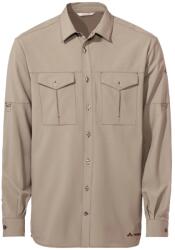Vaude Мъжка риза с копчета Vaude Rosemoor L/S Shirt II Shirt - Linen Uni (033-1528-0913)