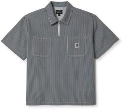 Brixton Мъжка риза с копчета Brixton Journey Lightweight S/S Woven Shirt - Navy / White Stripe - размер XL (033-3014-0214)