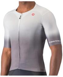 Castelli Мъжка фланелка с къс ръкав за колоездене Castelli UPF Jersey Cycling jersey - Silver Grey (056-3448-0214)